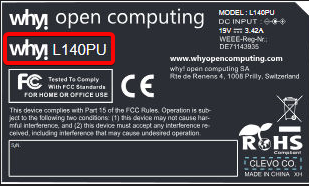 Plaque signalétique